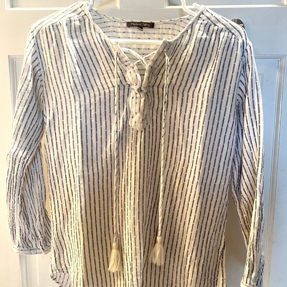 NWOT Michael Stars 3/4 sleeve shirt
